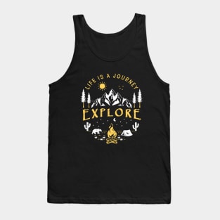 LIFE IS A JOURNEY, EXPLORE Tank Top